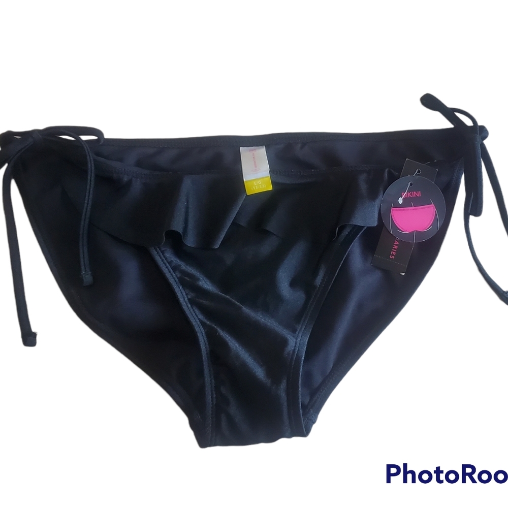 NOBO Black Bikini Bottom Size Large NWT
